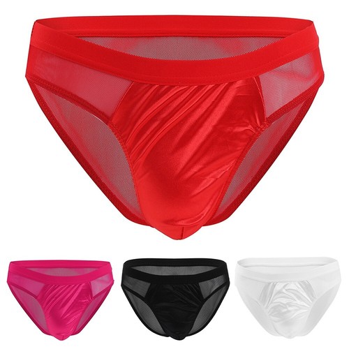 Boxer-shorty,Culotte Sexy En Maille Taille Basse Pour Homme,imprimé