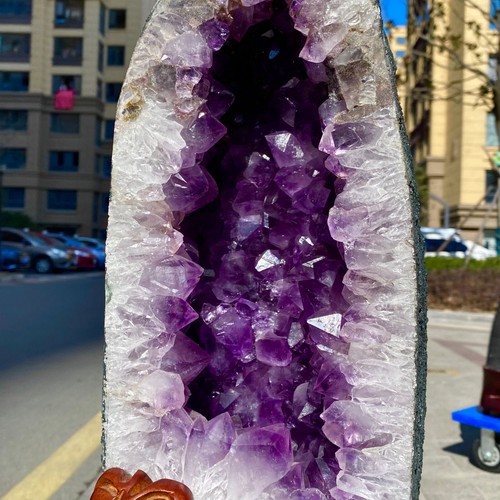 28.66LB Natural high-quality amethyst quartz cave ground crystal specimen - 第 11/14 張圖片