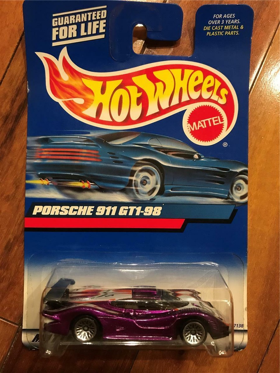 ホットウィール ポルシェ 911 GT1 98 スピードマシーン ホットウィールミニカーのポルシェ911GT1はヘッドライトがクリア