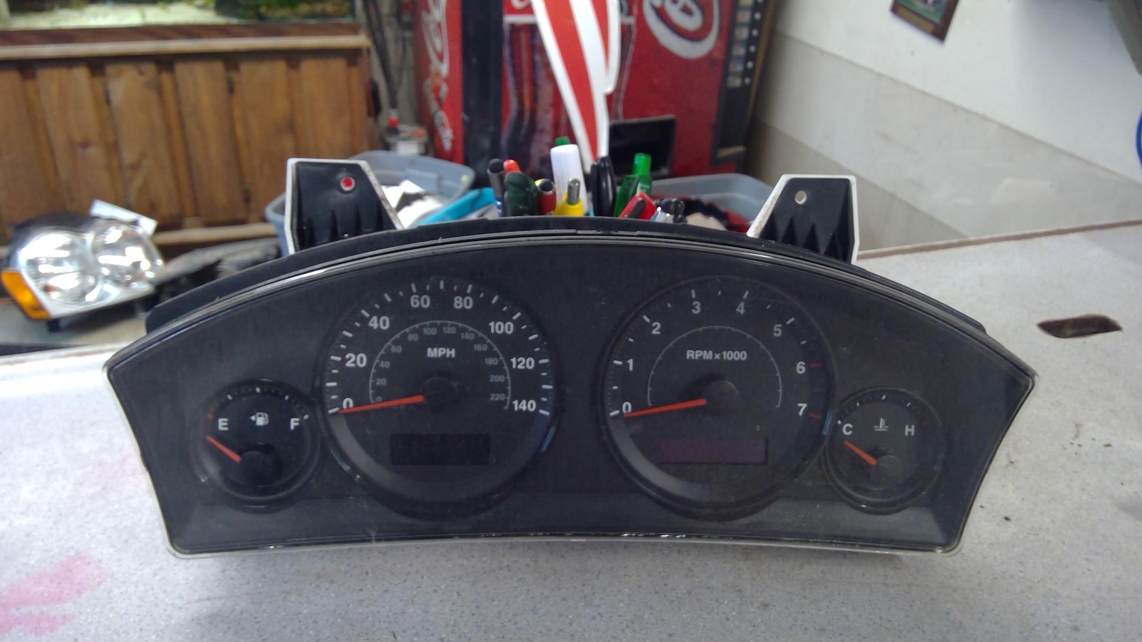 Speedometer JEEP GRAND CHEROKEE 3.7 LAREDO 05 INSTRUMENT GAUGE CLUSTER