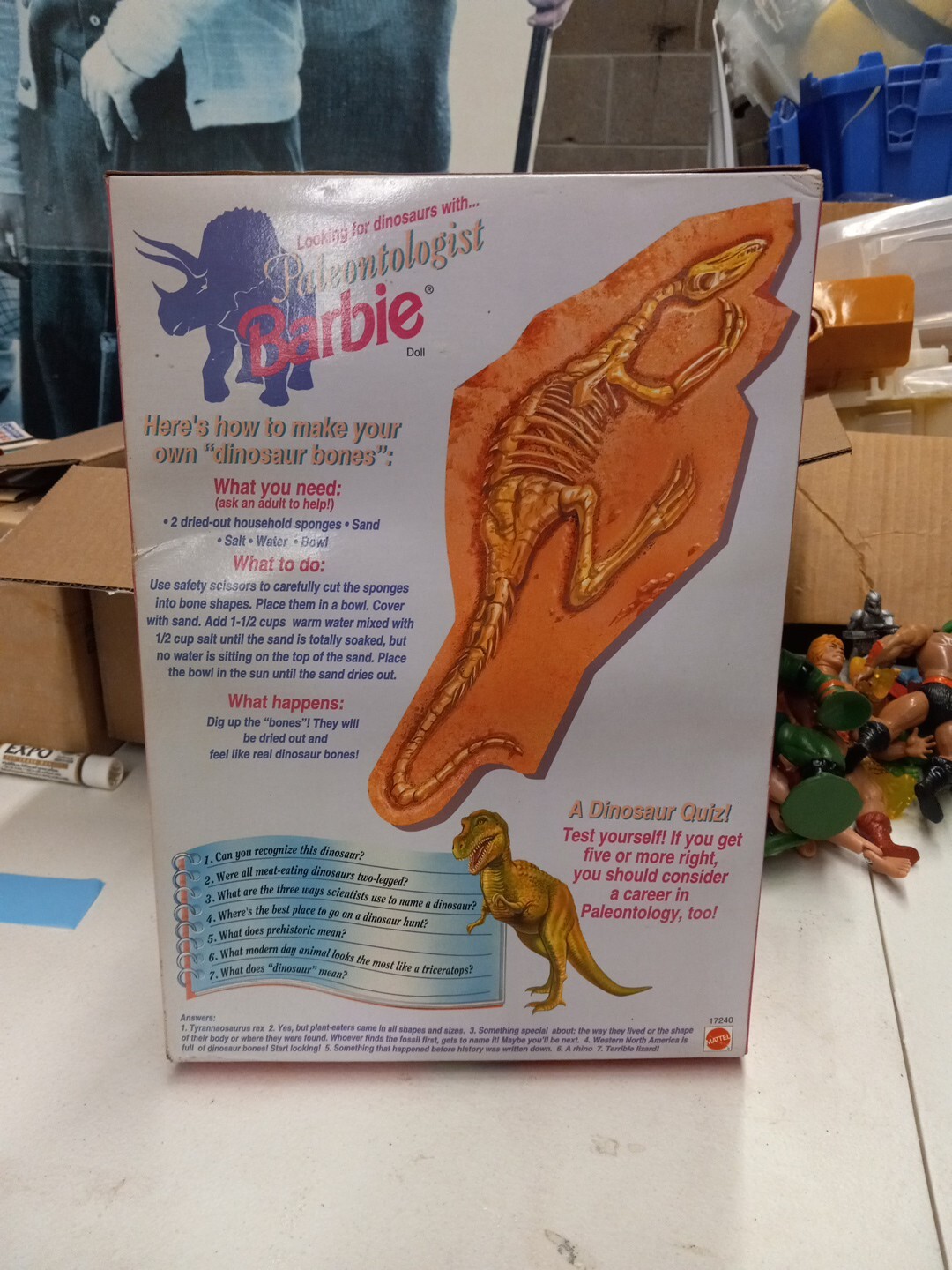 1996 Mattel Paleontologist Barbie Special Edition Career Collection In