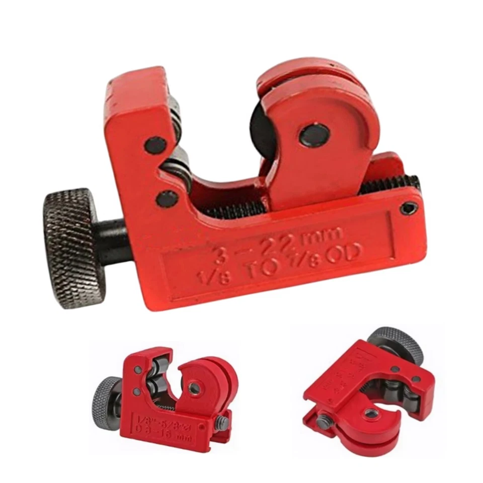 Mini Tube Cutter 3-22mm Heavy-Duty Pipe Cutter for Copper, Brass & Aluminium - Image 2 of 2