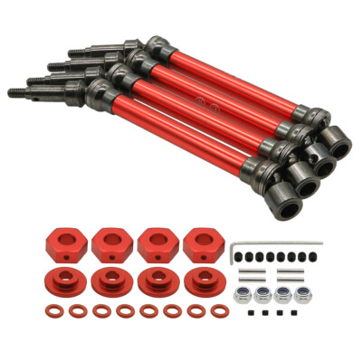 4pcs Front/Rear Slider CVD Driveshaft Set For  1-10 ARRMA 4S Outcast Kraton