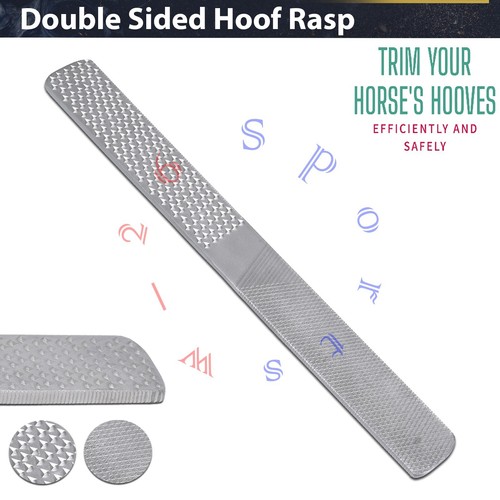 Farriers Tools - Double Sided Horse Hoof Rasp Horse Trim Trimming - 14 inch - Picture 2 of 3