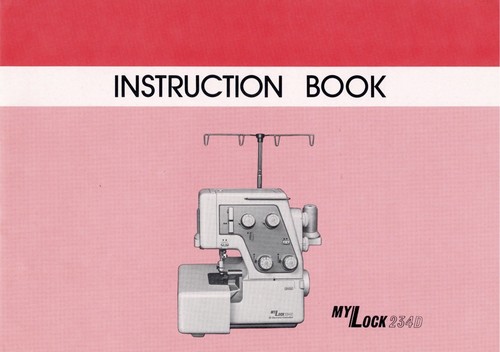 CD  * New Home My Lock 234, 234D * Instruction or Service manuals & Parts