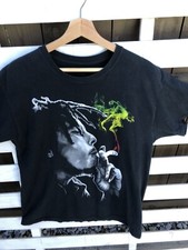 Bob Marley Zion T Short Sleeve Shirt Black Size L Tee Mens