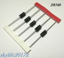 5 pz Diodi Schottky SB560 5A 60V -  5 pezzi SB 560 SR560 SR 560