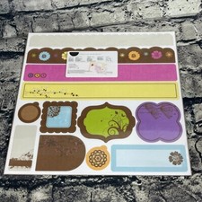 Creative Memories Scrapbook Simple Blooms Border Kit 12 Die Cut Shapes