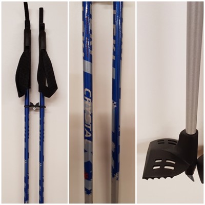 Leki Crystal LL Langlauf Ski Stöcke Skistöcke Aluminium Alustöcke 85 95 100 115