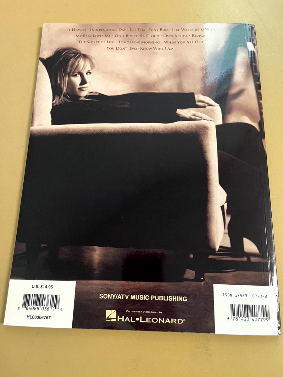 The Gretchen Peters Songbook, Sheet Music for Piano/Vocal/Guitar