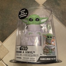Star Wars Mandalorian The Child Design A Vinyl with 4 Markers NEW Christmas Gift