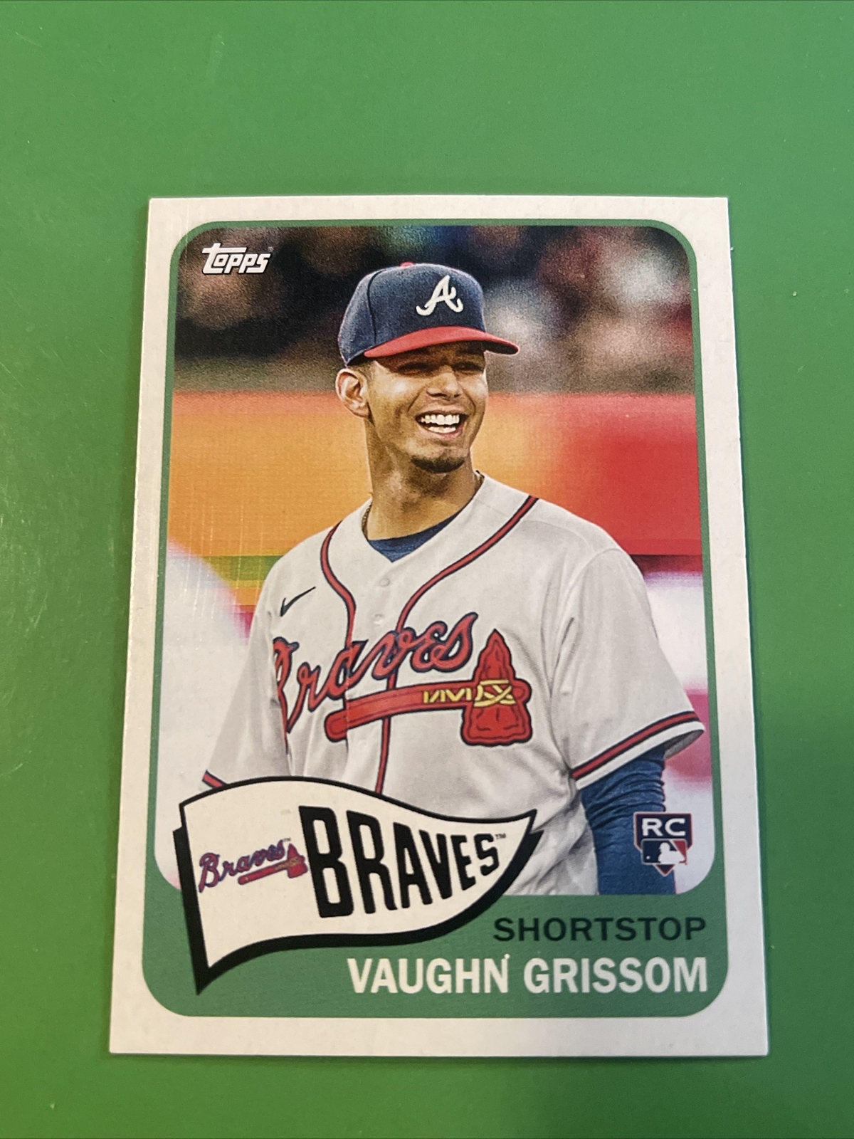 2023 Topps Archives 1965 TOPPS - #120 Vaughn Grissom - Atlanta RC