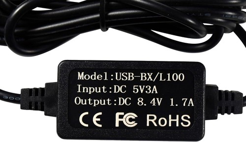 HQRP USB Ladegerät Adapter für Sony CyberShot, HandyCam Serie Kamera/Camcorder - Bild 3 von 7