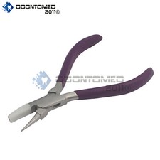 Pliers Round Flat Nose Nylon Jaw Bead Wire Working Forming Bending Tool PL-06
