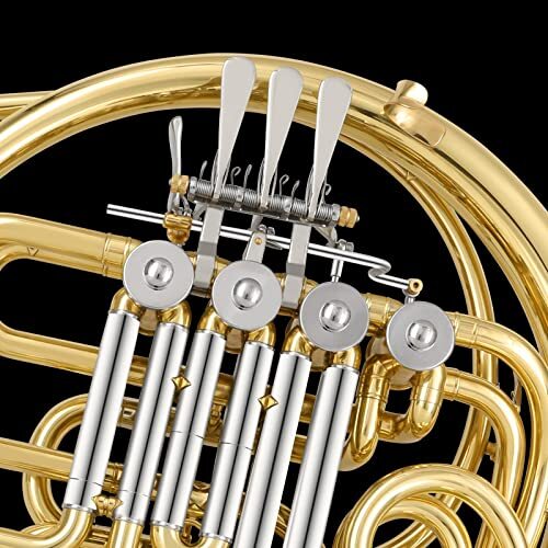 ROWELL Double French Horn F/Bb 4 Keys Gold Lacquer F French Horn