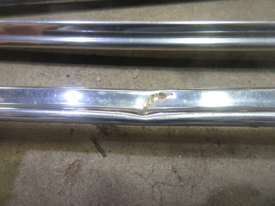 Cadillac Deville 1956 2 puertas techo rígido exterior ventana trasera molduras piezas Foto 4 de 4