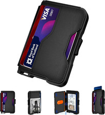 Wallet for Men Slim Wallet with Money Clip Pop up Card Case RFID Blocking