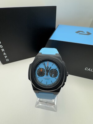 NUUN OFFICIAL Chrono Zima Blue Uhr Saphirglas Top Zustand Chronograph