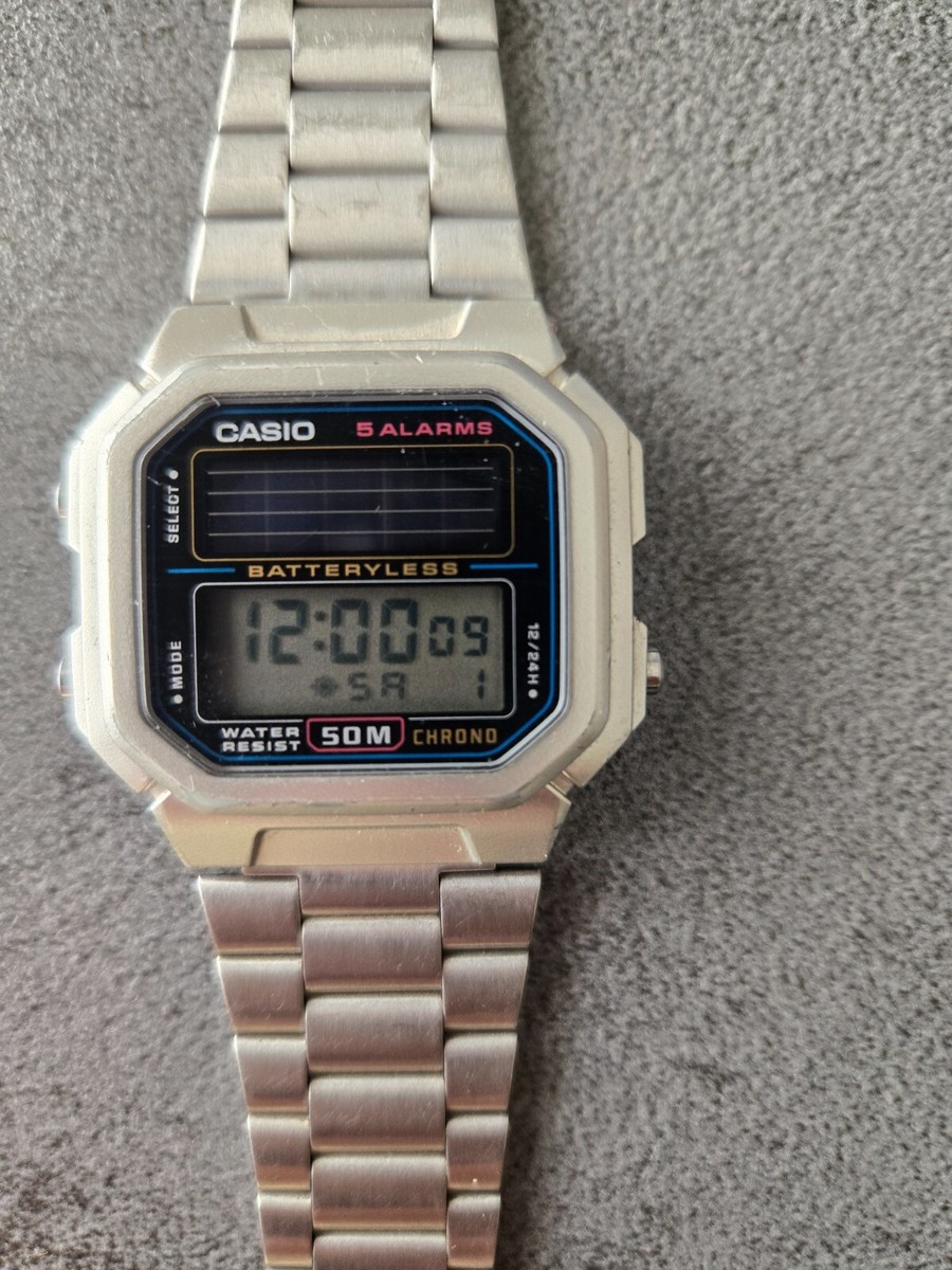 絶版 デッドストック CASIO AL-190W ソーラー ヴィンテージカシオ casio al-190w | eBay