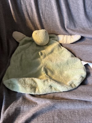Angel Dear Frog Toad Lovey Green Baby Security Blanket Plush Soother Snuggler