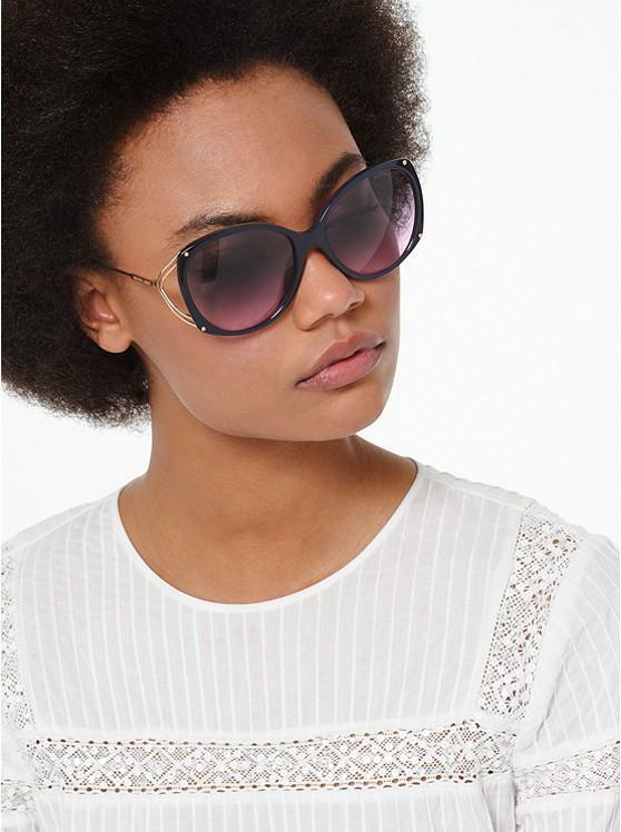 Michael Kors MK2099U 33428G 59-17 130 3N Michael Kors Morro Bay Womens Sunglasses Ivory/Blue Grey  main image 4