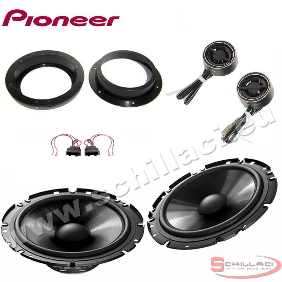 Haut-parleurs enceintes avant pour PIONEER Volkswagen VW Golf 5/T5 03-08
