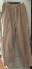 Vintage Talbots Pants Women's Pleated Tan Corduroy Size Medium. New With Tags.