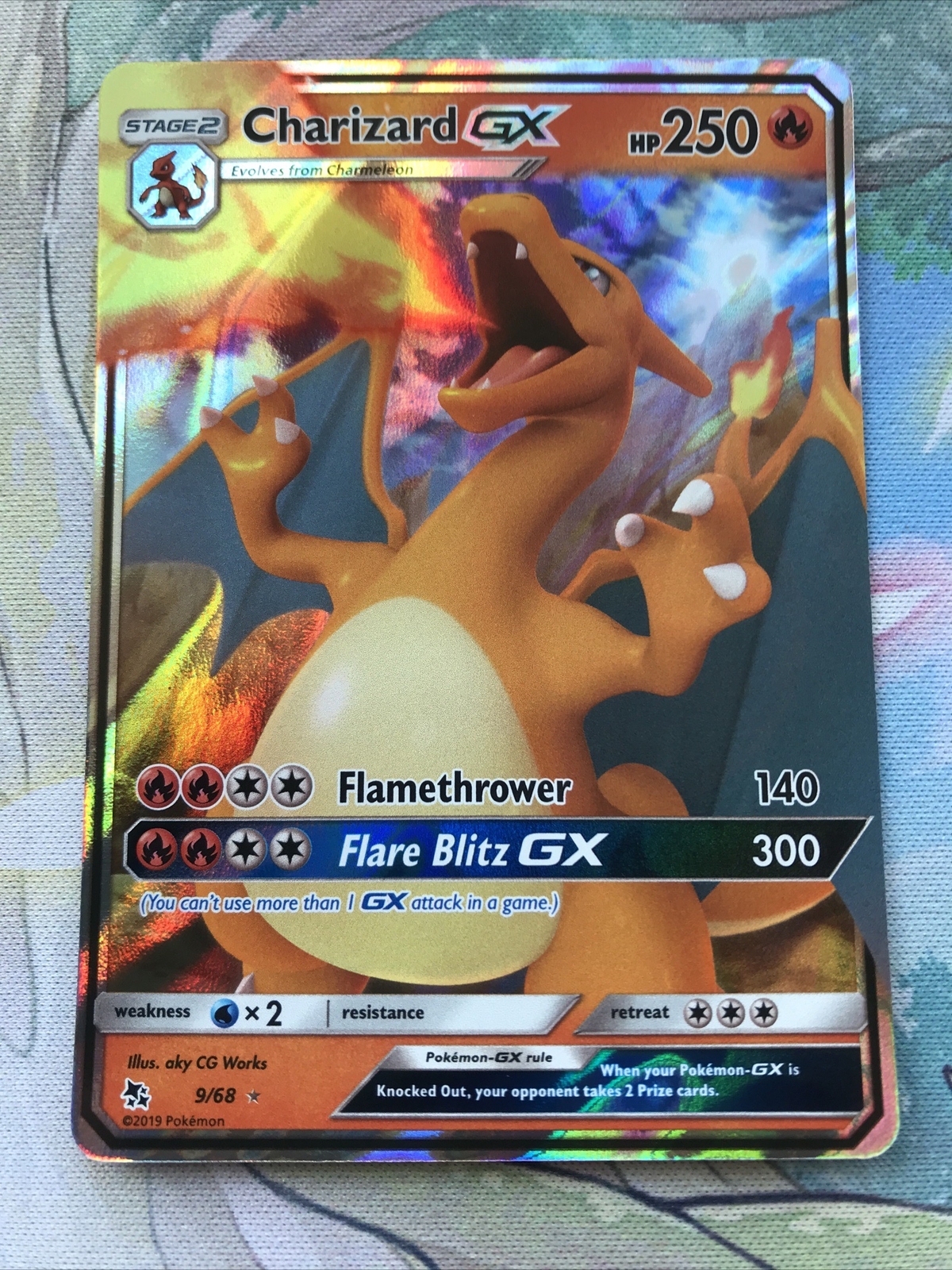 Charizard GX 9 Pokemon Hidden Fates eBay