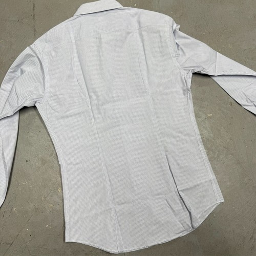 $475 MD Bespoke Dress Shirt Marlon Durrant Check Long Sleeve 42 16 1/2 Large - Picture 7 of 7