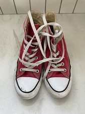 Converse Chuck Taylor All Star Hi Mens 5 Womens Size 6 Hi Top Shoes Red