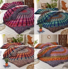 Indina Duvet Doona Cover Comforter Mandala Hippie Bohemian Queen Quilt Cover Set