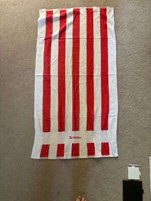 New Tim Hortons Large Beach Pool Bath Towel 26 1/2  x 52 