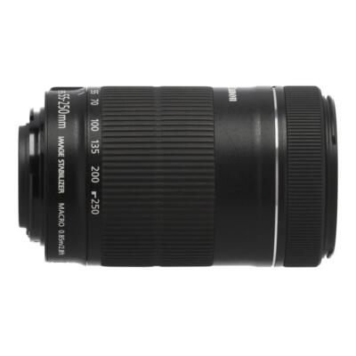 超美品Canonキヤノン EF-S 55-250mm F4-5.6 IS STM Canon EF-S 55-250mm f/4-5.6 IS STM Lens B Rank 04