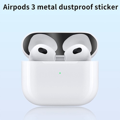 Metall-Staubschutzaufkleber-Hautschutz Für Apple Airpods 1/2/3 Und Pro/Pro2 : - Zdjęcie 13 z 22