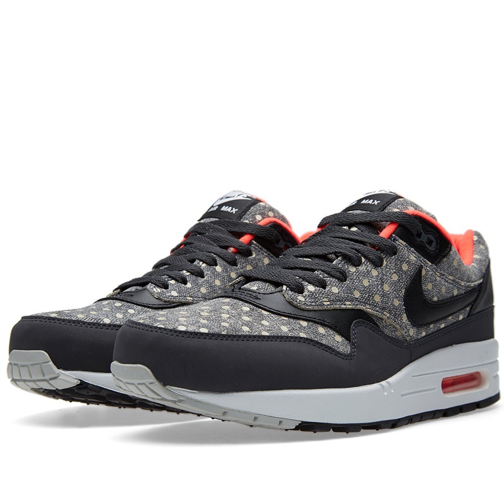 Size 13 Men AIR MAX 1 LTR PREM Shoes 705282 002 Black Grey