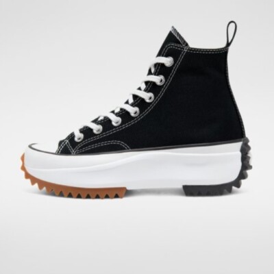 New CONVERSE Mens RUN STAR HIKE HI BLACK 166800C US M 6.5 - 9.5