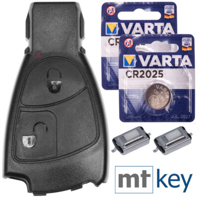 REPAIR SET Funk Schlüssel Gehäuse 2 Tasten für Mercedes W209 W169 W245 W203 R171