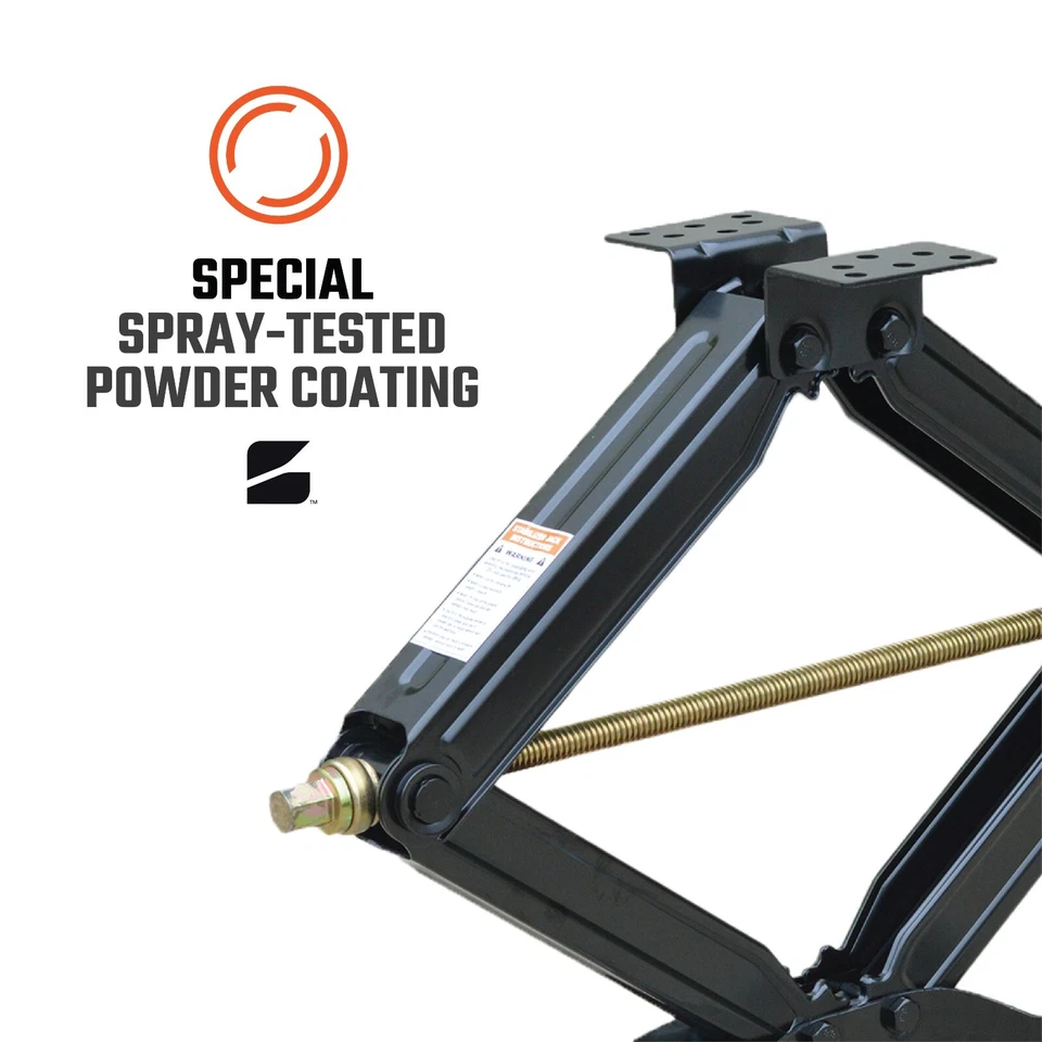 24" Scissor Jack with Crank Handle | 5000lbs Capacity | 4-24” Height - Image 4 of 4