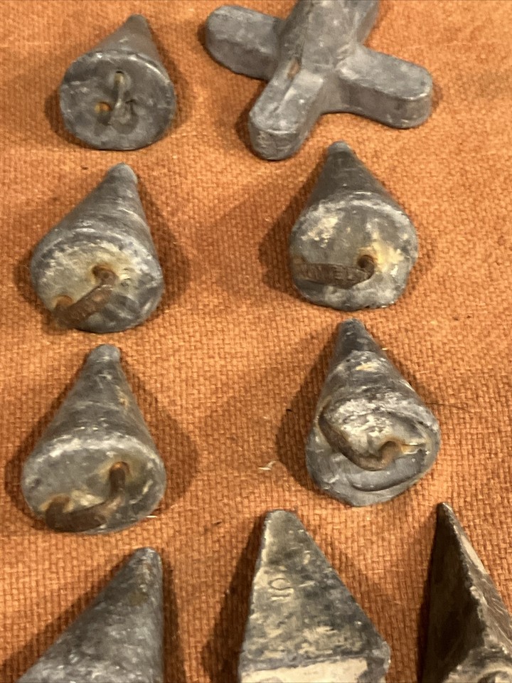 Six Pounds Of A Variety Of Fishing Weights And Lead Ingots eBay