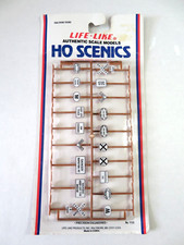 Life Like HO Scenics Model Railroad Railroad Signs 1125 Brand New Sealed
