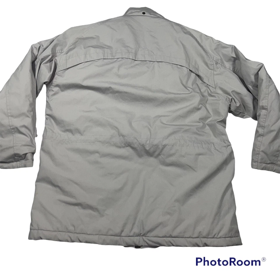 Abrigo Bert Pulitzer Bronceado A Presión y Cremallera Chaqueta de Invierno Pesada Talla Grande EE. UU. Para Hombre. Foto 2 de 4