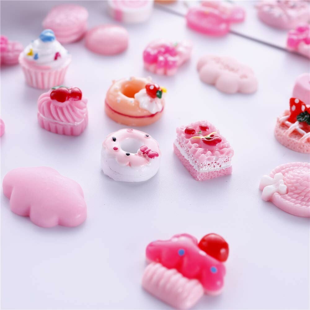 SUNNYCLUE 80Pcs Food Resin Cabochons – DIY Slime Charms, Scrapbooking Embellishments - View #8