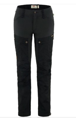 Fjallraven Keb Black Curved Regular Women's Hiking Pants 30-31  Waist Reg Length