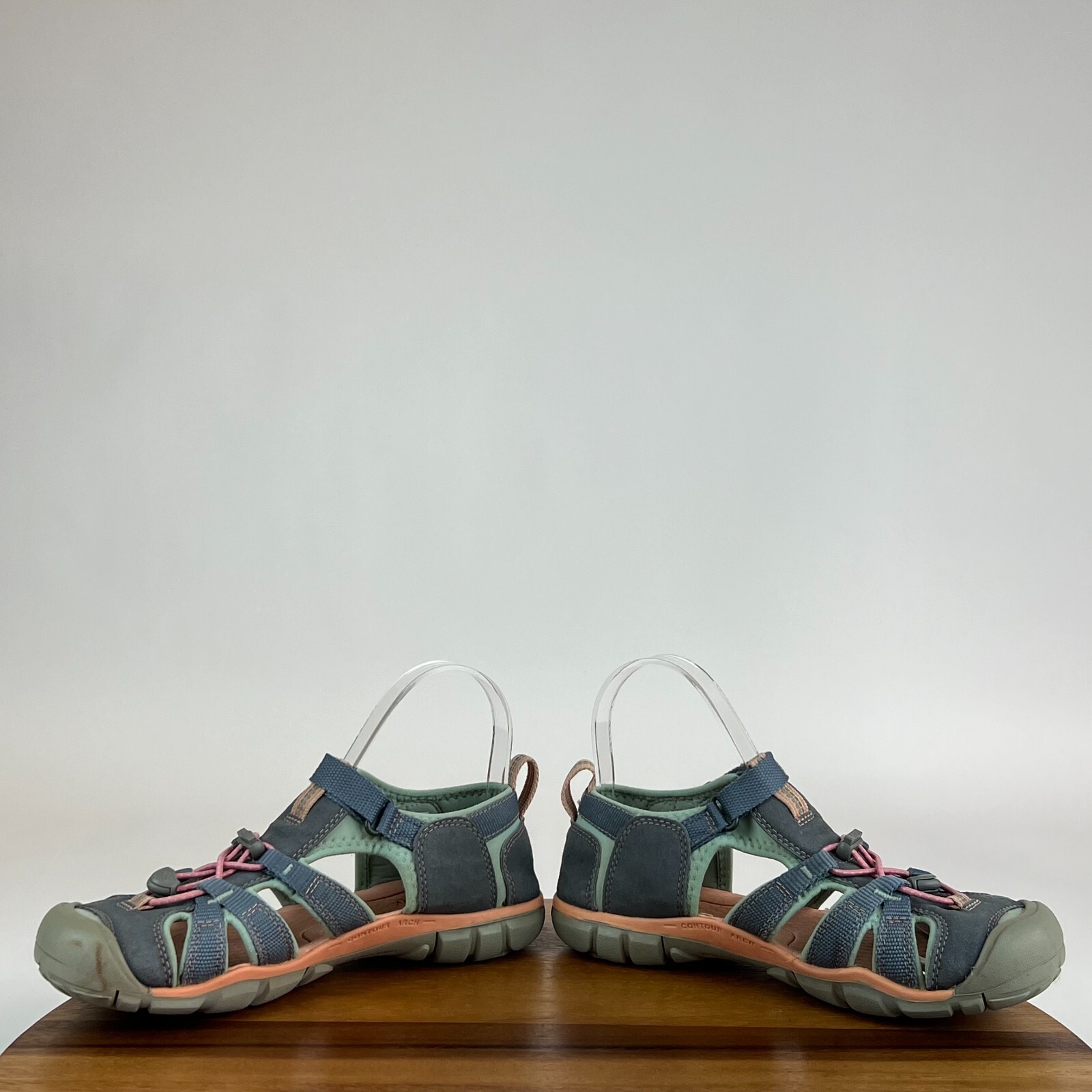 Sandali grandi per bambini Keen Seacamp II CNX blu casual sportivi sport acquatici taglia 5 anni