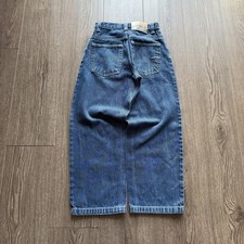 Y2K Southpole Jeans Boys Size 10 Blue Wide Leg Baggy Relaxed Denim Streetwear