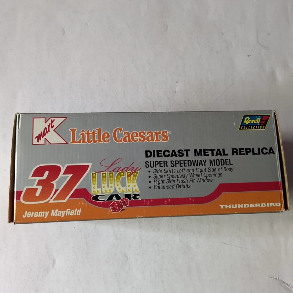 Autografiado Jeremy Mayfield #37 K-Mart Little Caesars 1996 Revell 1:24 Lady Luck Foto 3 de 4