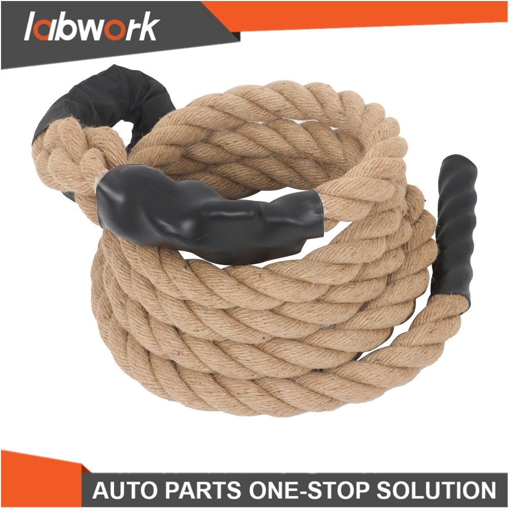 Labwork 1.5"x15FT Gym Climbing Rope Fitness Strength Training Rope Home Exercise