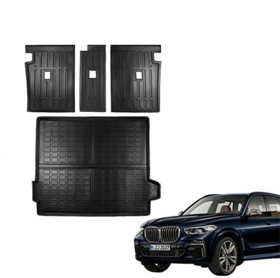 For BMW X5 2019-2023 2024 Trunk Mat Backrest Mats Cargo Liner Car Accessories