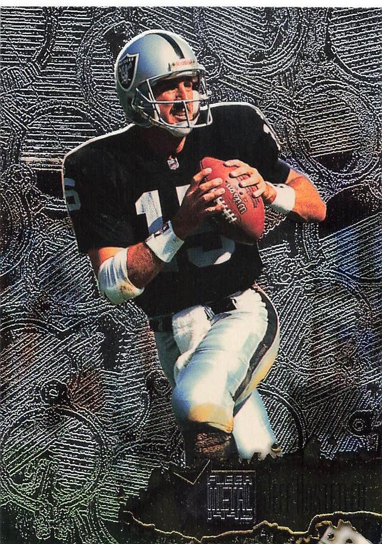 1996 Fleer Metal - Jeff Hostetler #89