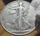 1936 50C Walking Liberty Half Dollar